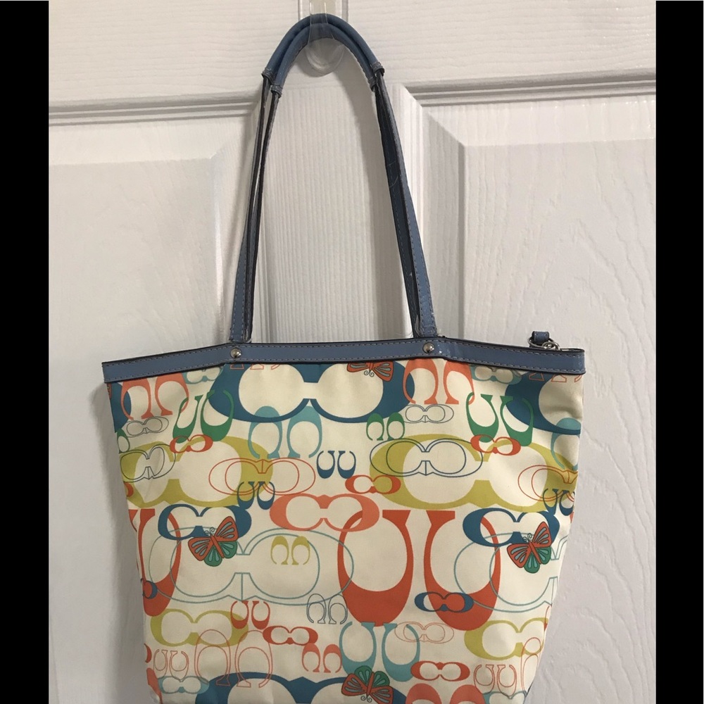 COACH Scribbles Bag with New Wristlet!